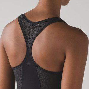 EUC Lululemon Cool Racerback Infinite Black Sz 6
